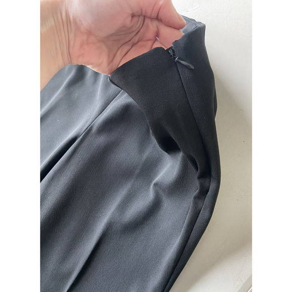 Talbots Pants Womens Size 4P Petite Curvy NEW Black Straight Career Office Wear - Picture 3 of 11